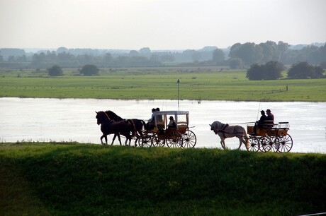 koets langs IJssel