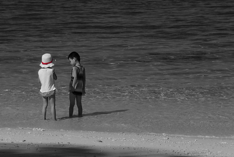 Kinderen op het strand (2)