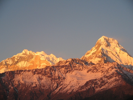 Himalaya: de nacht valt in...