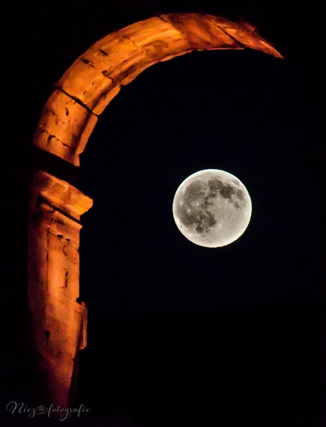 Moonlight at the colosseum