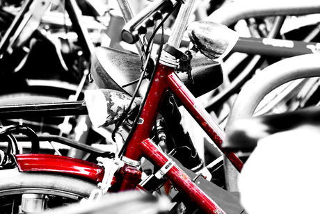 red bike