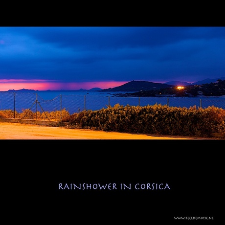 Rainshower in Corsica