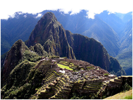 Ochtendgloren op Macchu Pichu