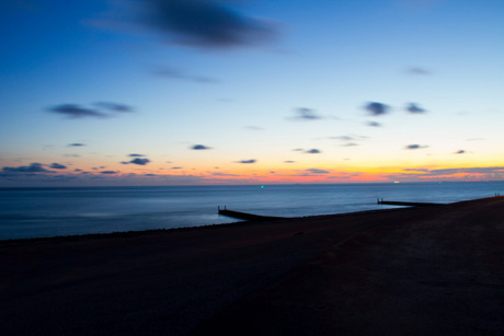 Westkapelle in de avond