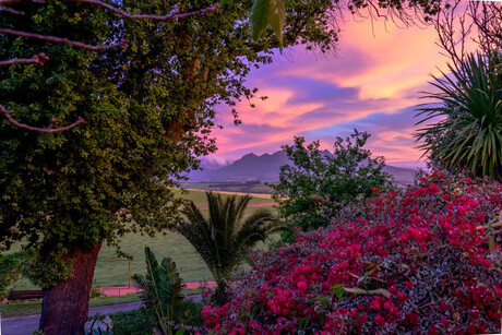 Zonsondergang zuid Afrika