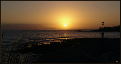 Zonsondergang op Tenerife