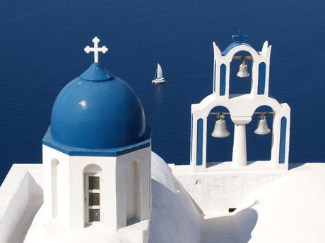Theoskepasti kerkje op Santorini
