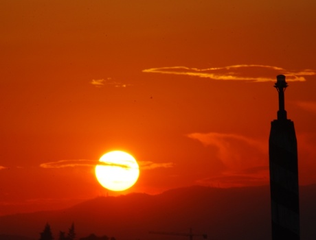 zonsondergang Garda meer