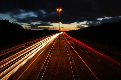 Driving into the night