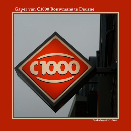 Gaper van C1000 Bouwmans Deurne