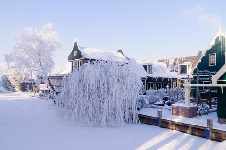 zaandijk in de winter