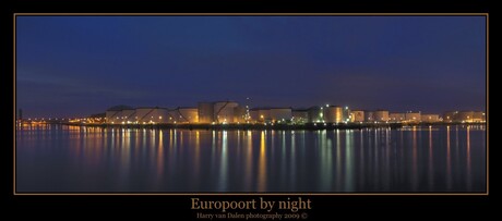 Europoort by night (HDR panorama)