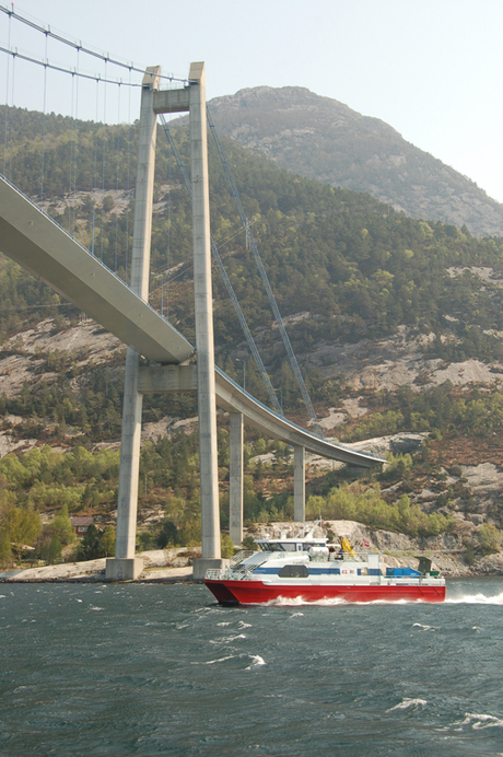 Fjorden tocht met de boot