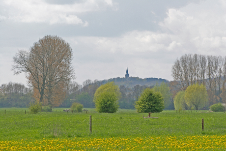 In de zon