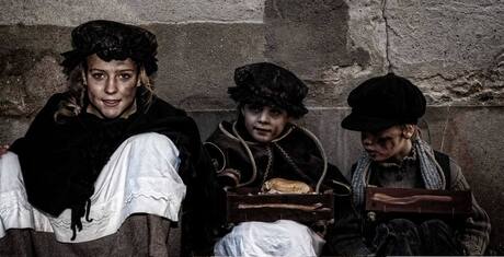 Dickens "begging children"..