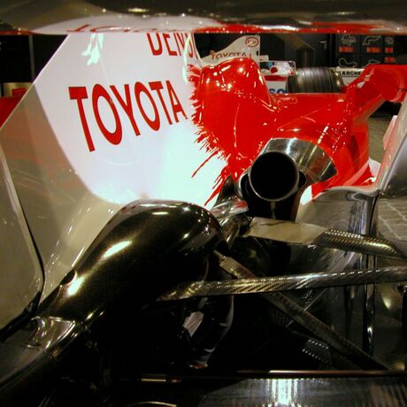 Toyota F1 close up