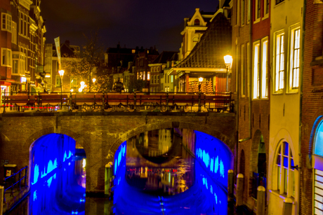Utrecht in de avond