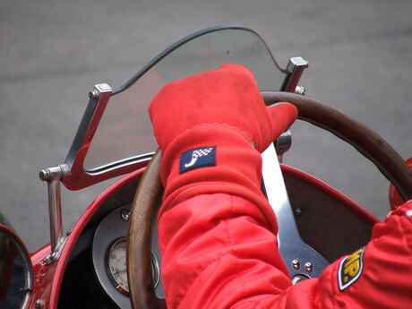 Up close Ferrari