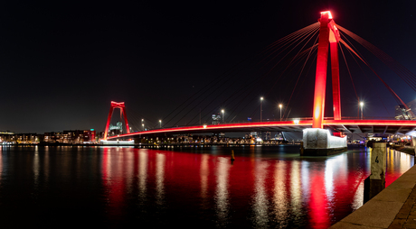 Willemsbrug Rotterdam panorama
