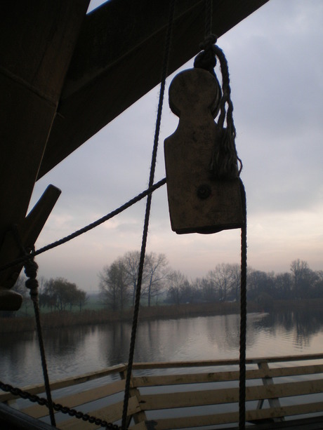 foto in de ochtend vanaf molen de vriendschap