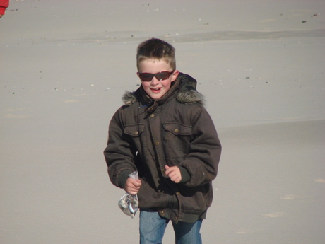 Zoon Rennend Strand Denemarken