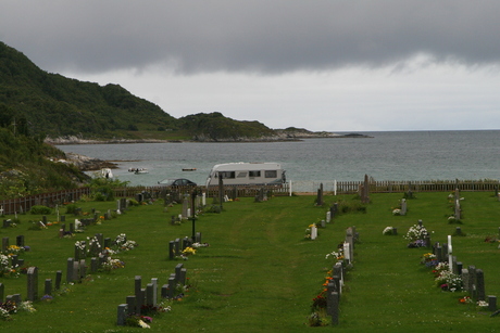 Begraafplaats aan zee