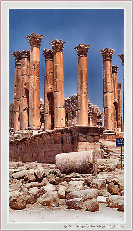 Ruine tempel Artimis, Jordan
