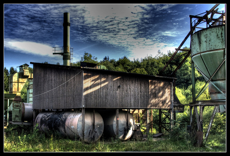 Asfaltfabriekje in HDR