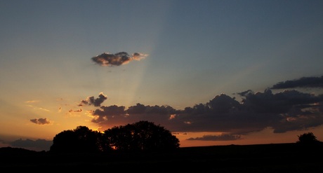 zonsondergang bij nuth