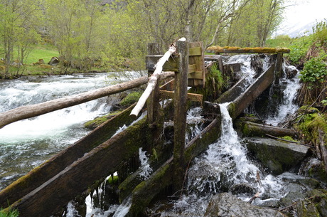waterwerken bij Geiranger
