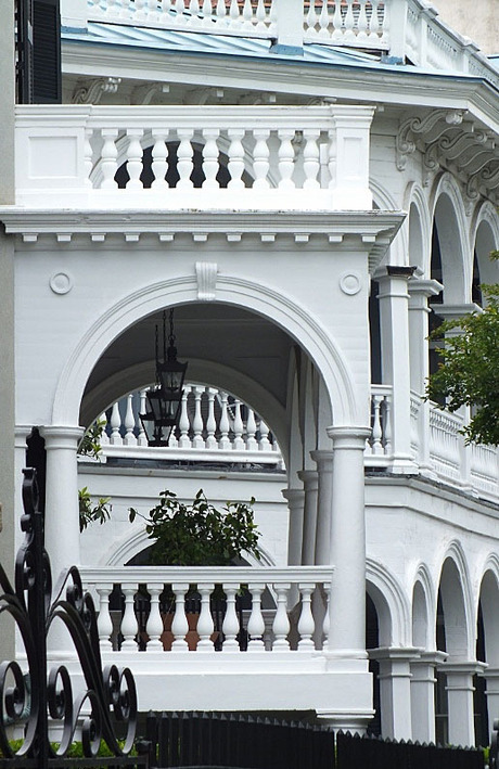 Colonial balconies - Charleston, SC