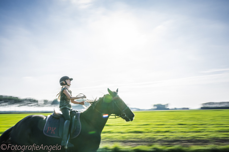 lana in galop op king