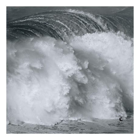 Nazaré = hele grote golven 