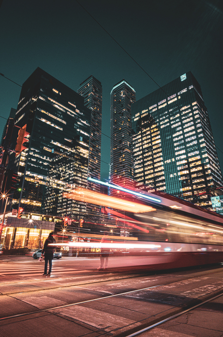 Toronto at night. 