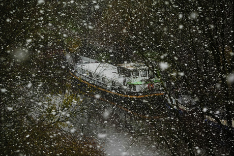 de woonboten..............................