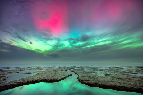 Noorderlicht aan het Wad II