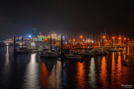 De haven van Delfzijl.