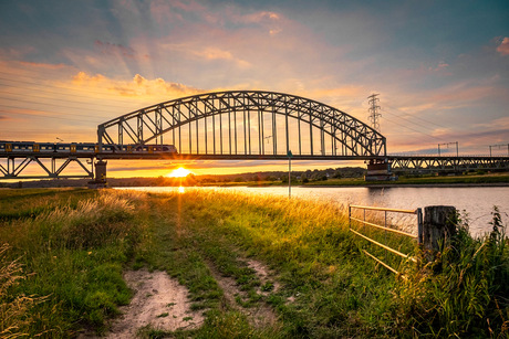 Spoorbrug in Driel