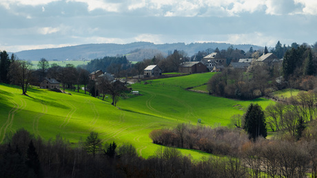 Landschappen in de Ardennen