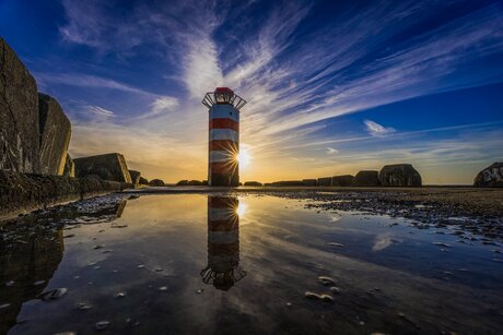 Lichtbaken reflectie