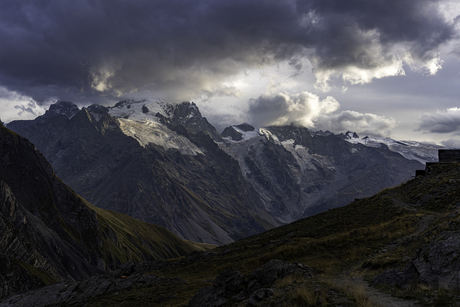 Ochtendrama in de Alpen