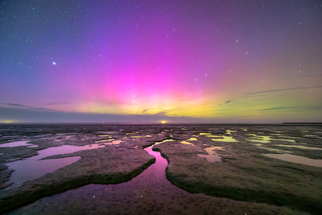 Noorderlicht aan het Wad VI