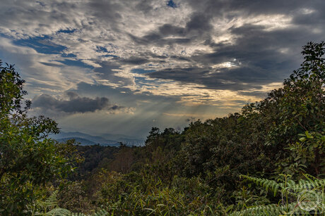 Landschap in Thailand.