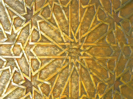 Gouden sterrenweefsel