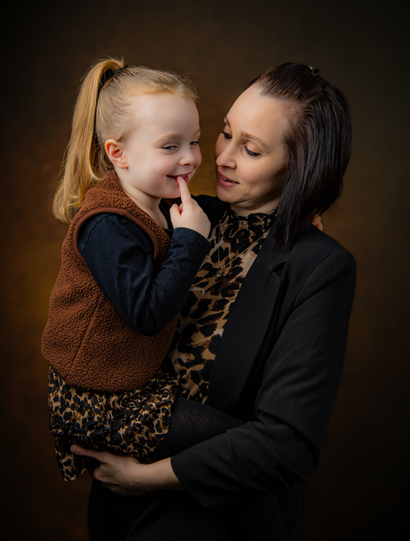 Moeder en dochtertje 