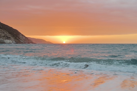 Zonsondergang op Kreta