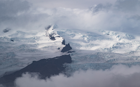 Licht op de gletsjer