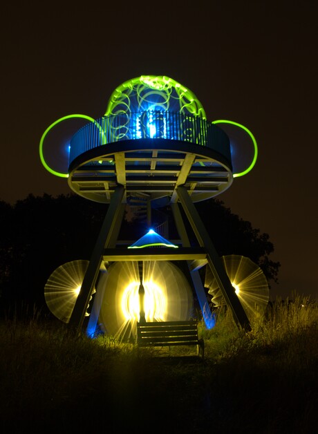 Light painting Tower