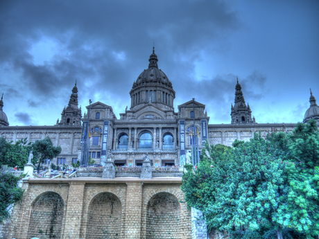 Nationale paleis in HDR (Barcelona)