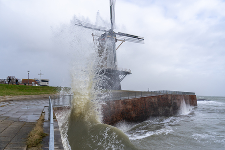 Noordwester storm Corrie